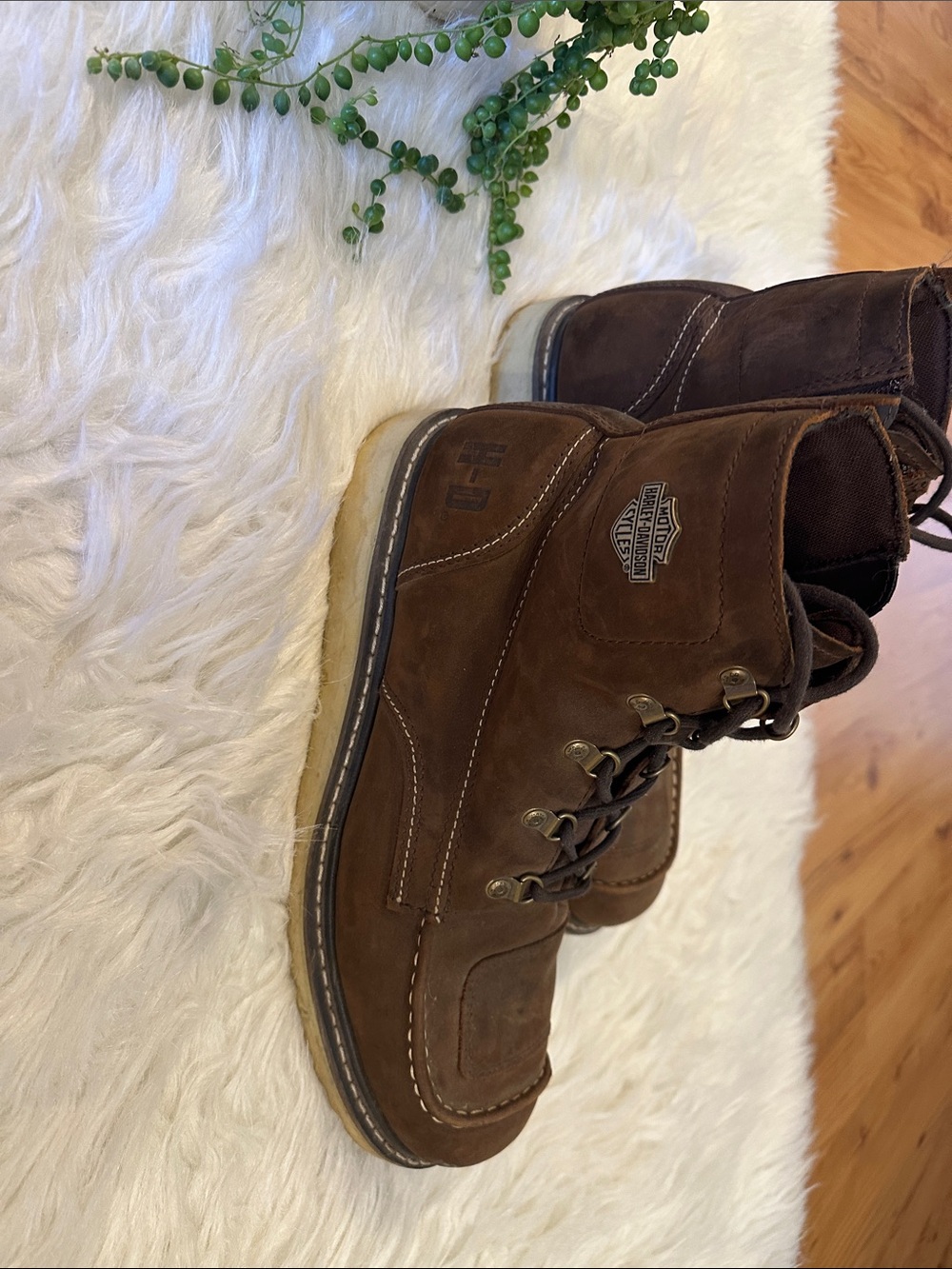 Men’s Harley Davidson riding boots size 11 - Picture 2 of 7